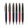 Luxury High-High Gares Gift Pen Set Metal Roller Pen Pen Logotipo de logotipo personalizado con barril de pulverización de pegamento